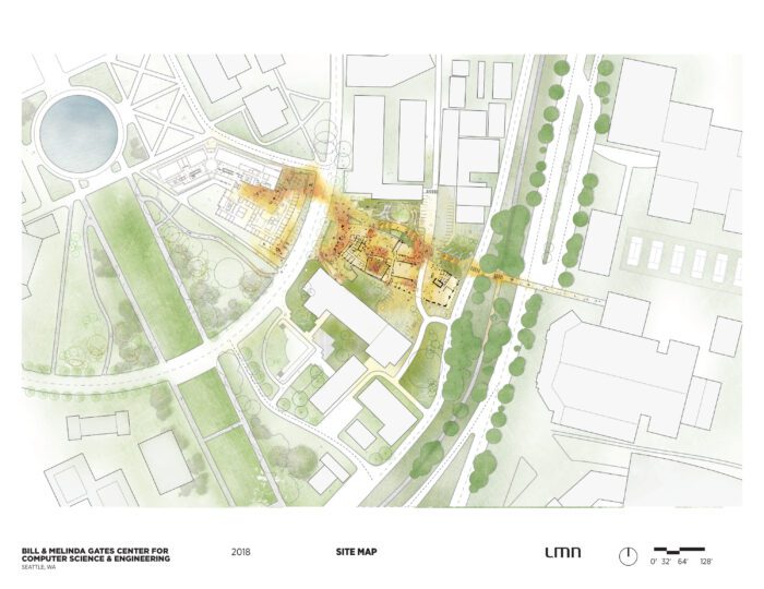 Bill & Melinda Gates Center for Computer Science & Engineering, University of Washington - Site Map