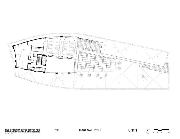 Bill & Melinda Gates Center for Computer Science & Engineering, University of Washington - Floor Plan, Level 5