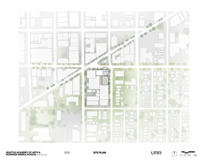Seattle Academy of Arts & Sciences Middle School - Site Plan