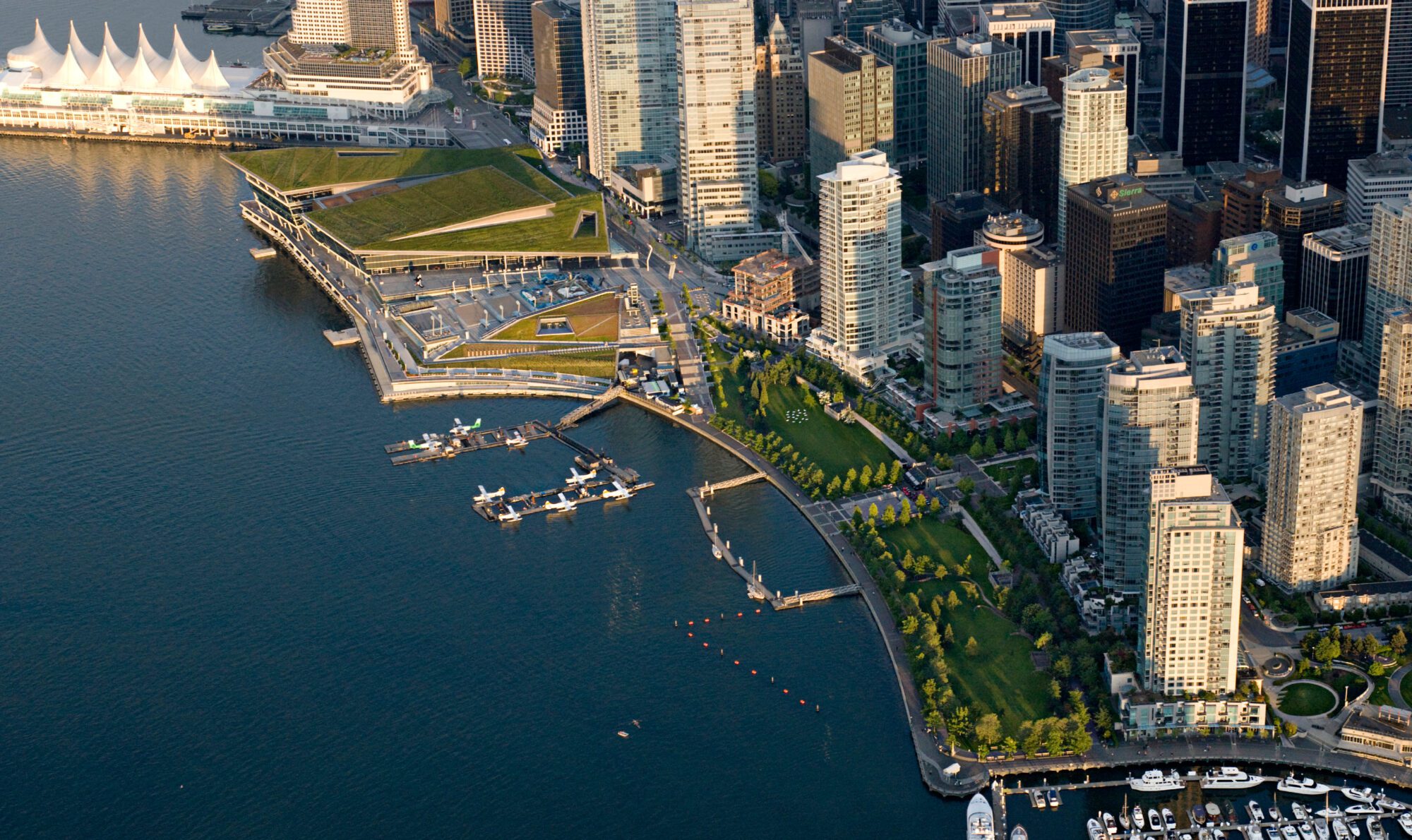 Vancouver Convention Centre West - Aerial View