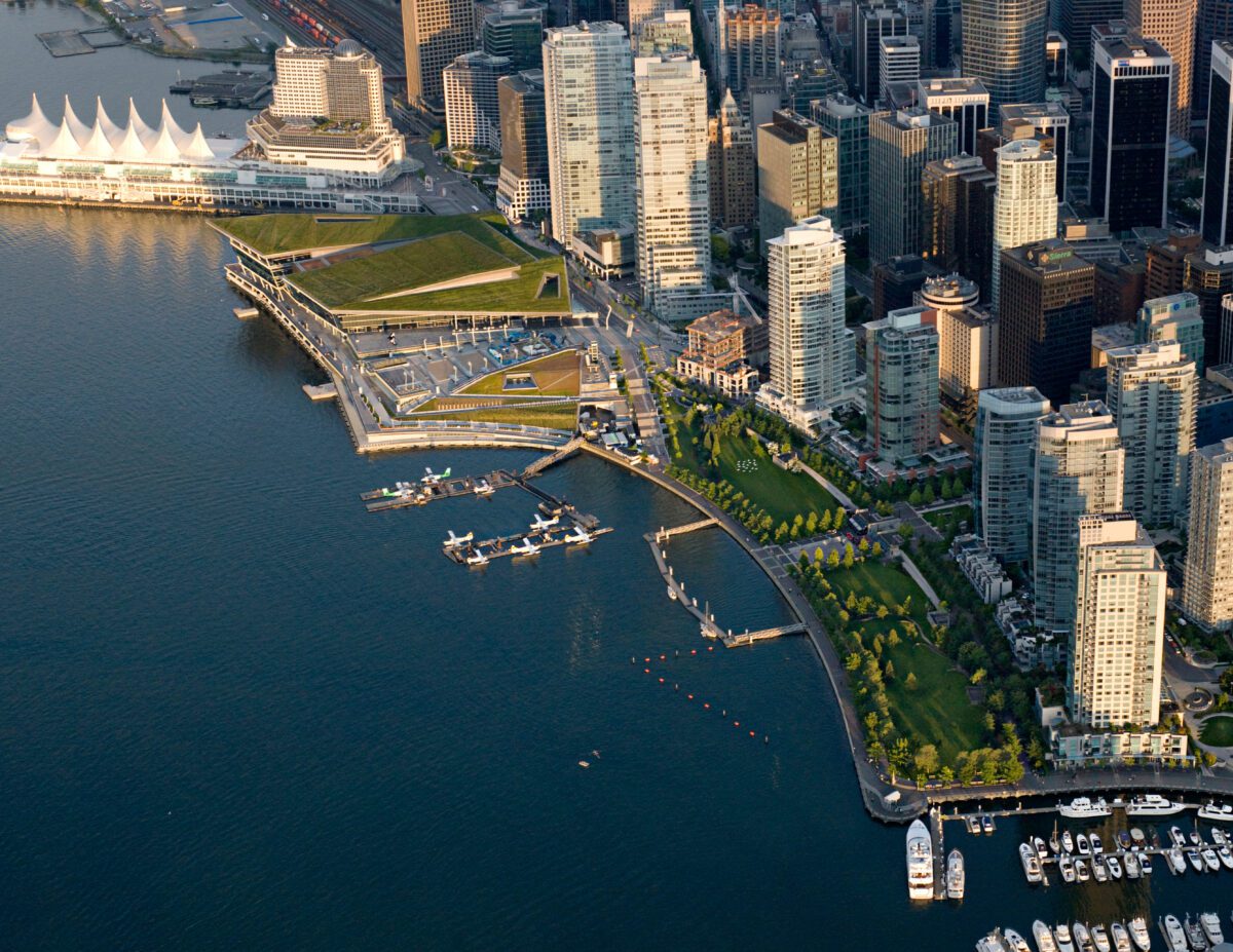 Vancouver Convention Centre West - Aerial View