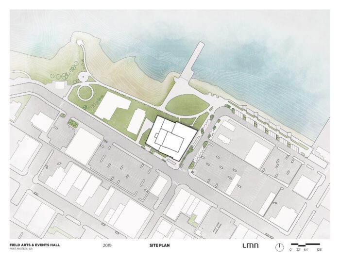 Field Arts & Events Hall at the Port Angeles Waterfront Center - Site Plan