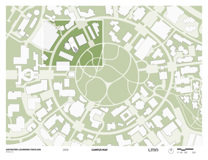 Anteater Learning Pavilion, University of California, Irvine - Campus Map