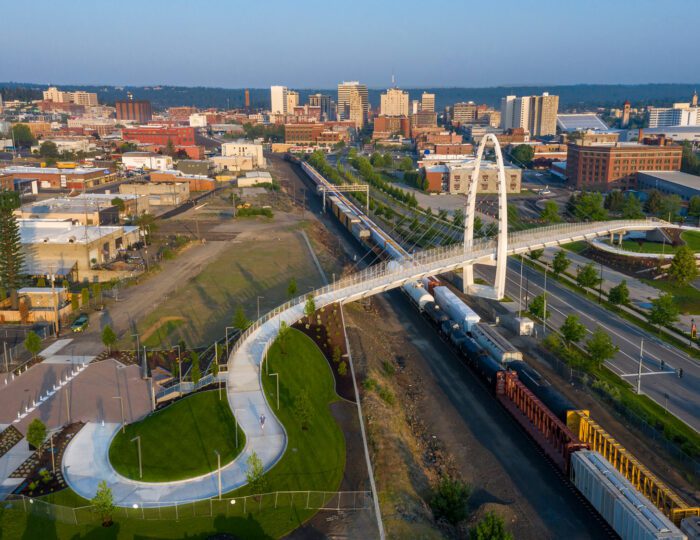 University District Gateway Bridge - Exterior