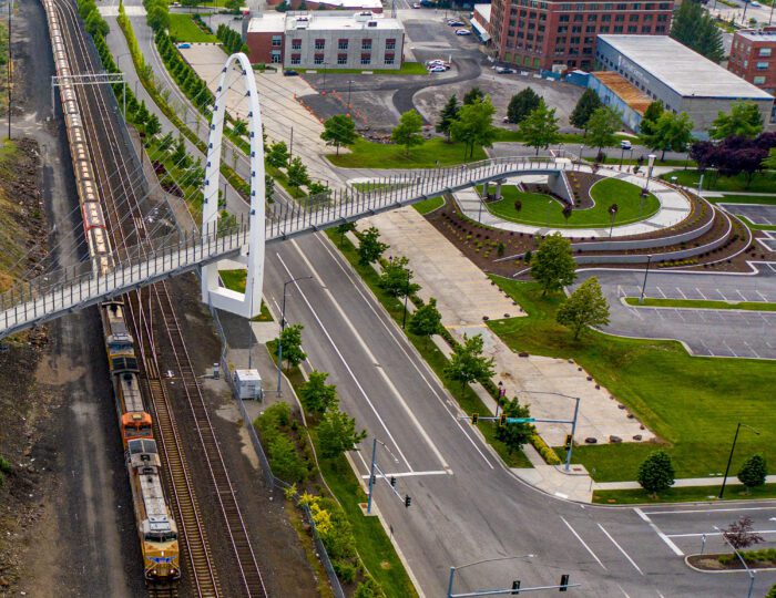 University District Gateway Bridge - Exterior