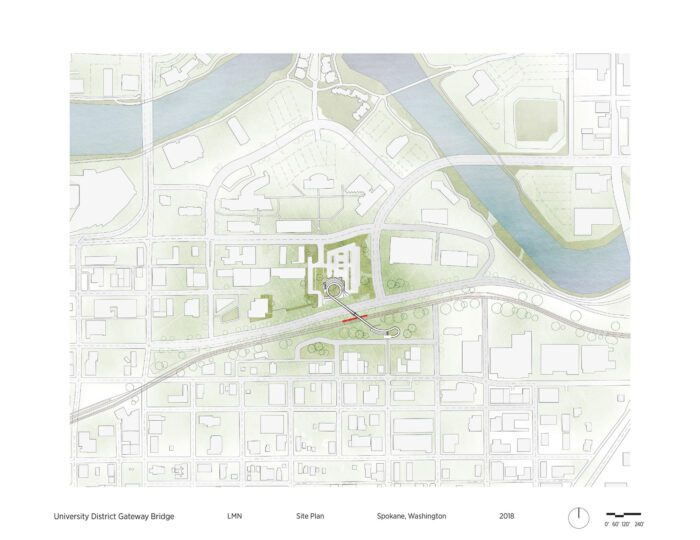 University District Gateway Bridge - Site Plan