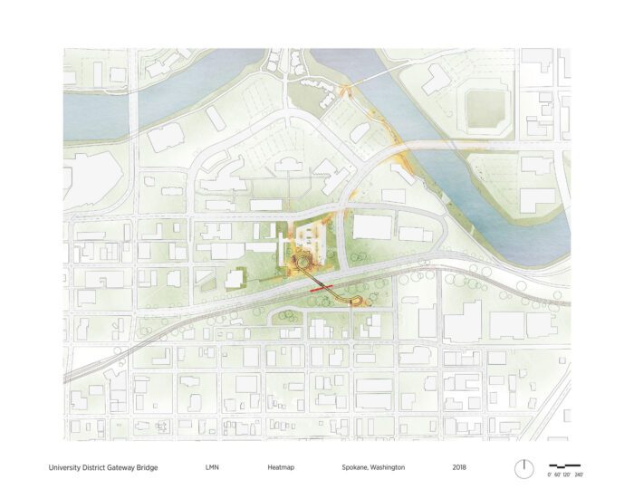 University District Gateway Bridge - Heatmap