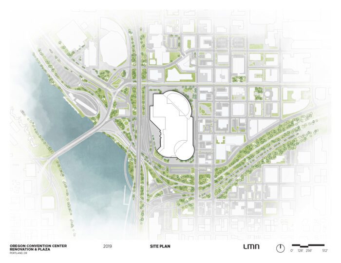 Oregon Convention Center Interior Renovation - Site Plan