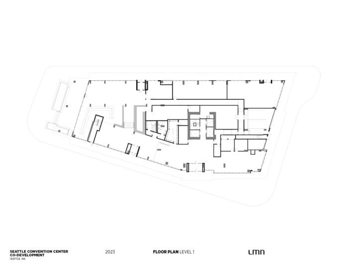 Seattle Convention Center Co-dev_Floor Plan - Level 1