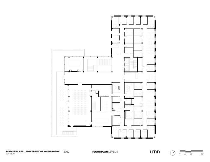 Founders Hall, Foster School of Business, University of Washington, Floor Plan - Level 5