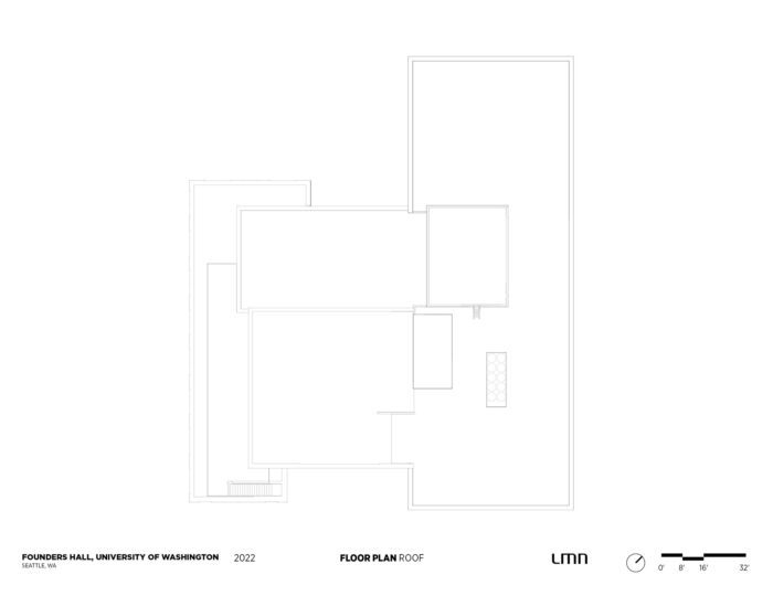 Founders Hall, Foster School of Business, University of Washington, Floor Plan - Roof