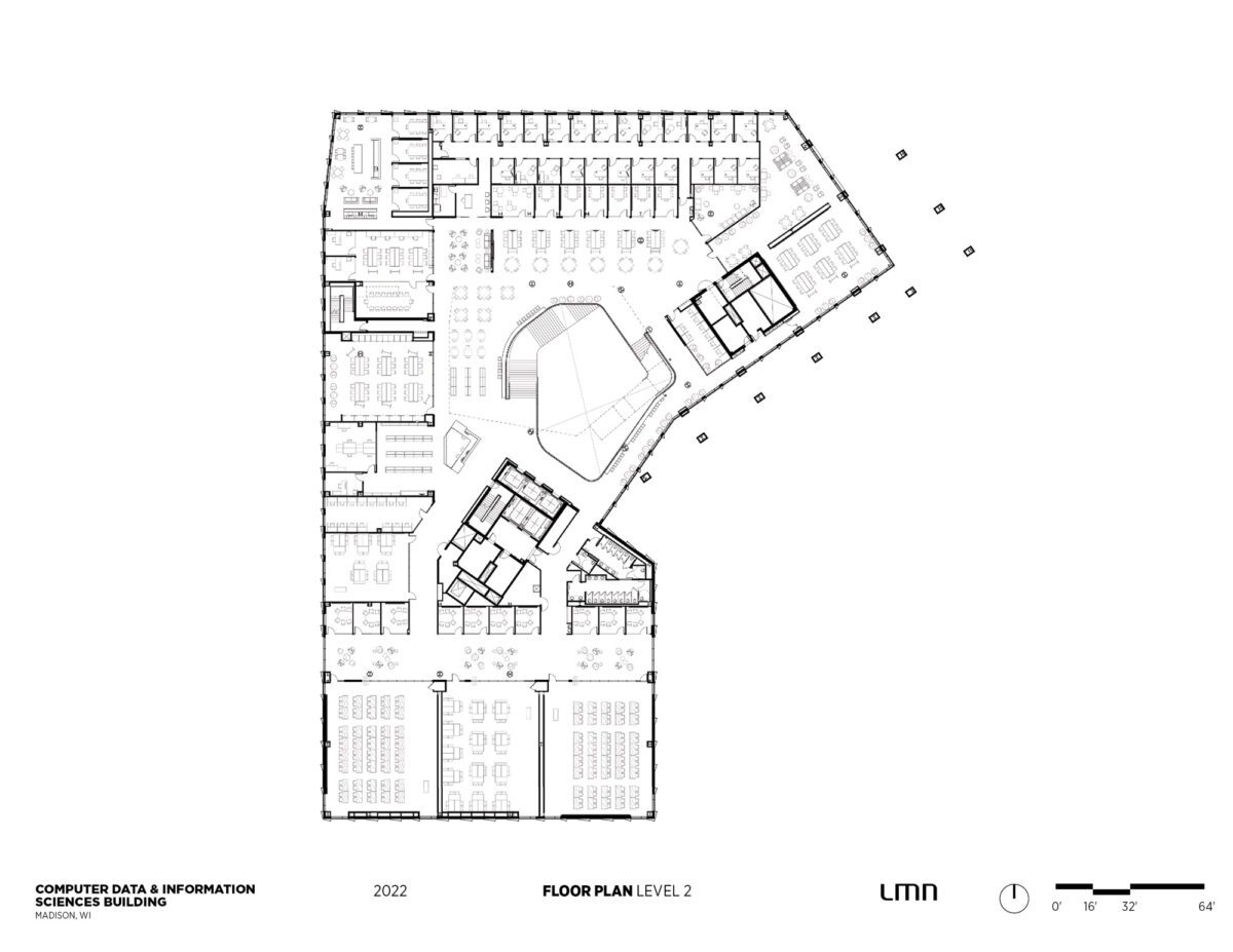 UW Madison CDIS, Floor Plan - Level 2