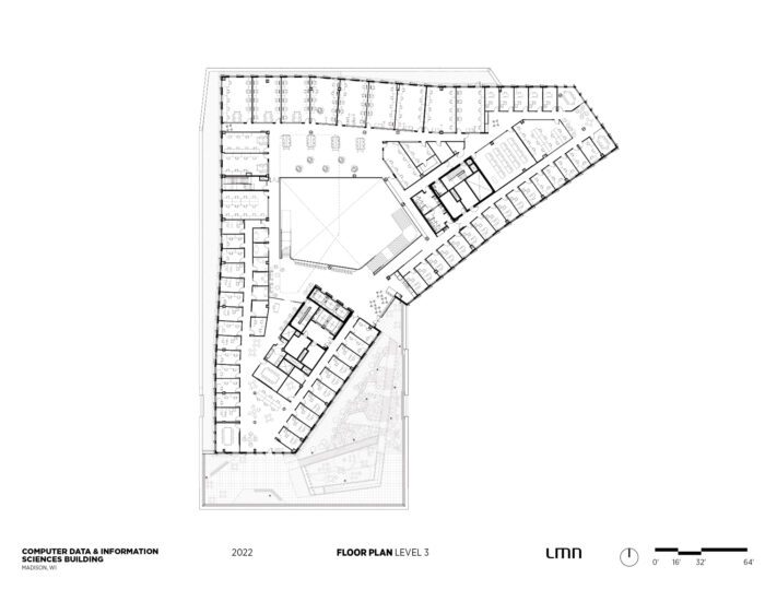 UW Madison CDIS, Floor Plan - Level 3