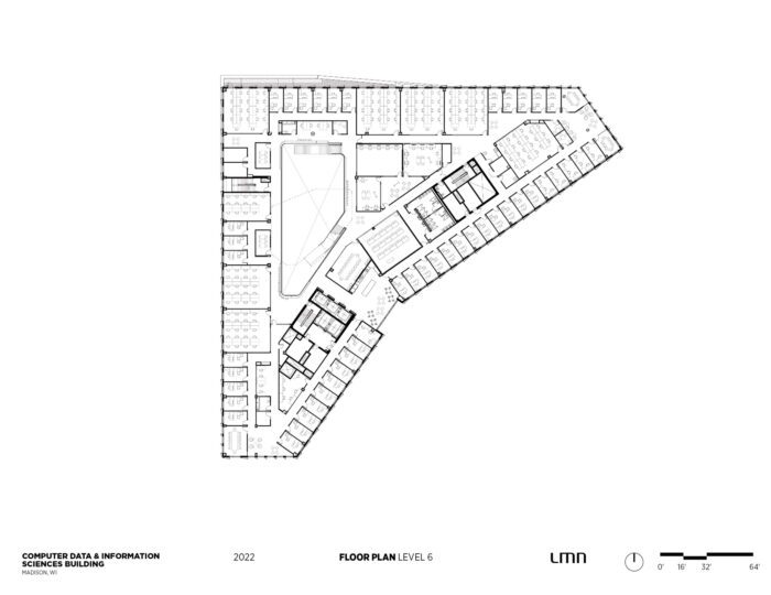 UW Madison CDIS, Floor Plan - Level 6