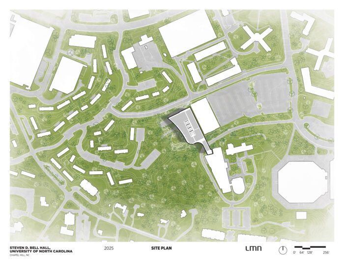 UNC-Bell-Hall-Site-Plan